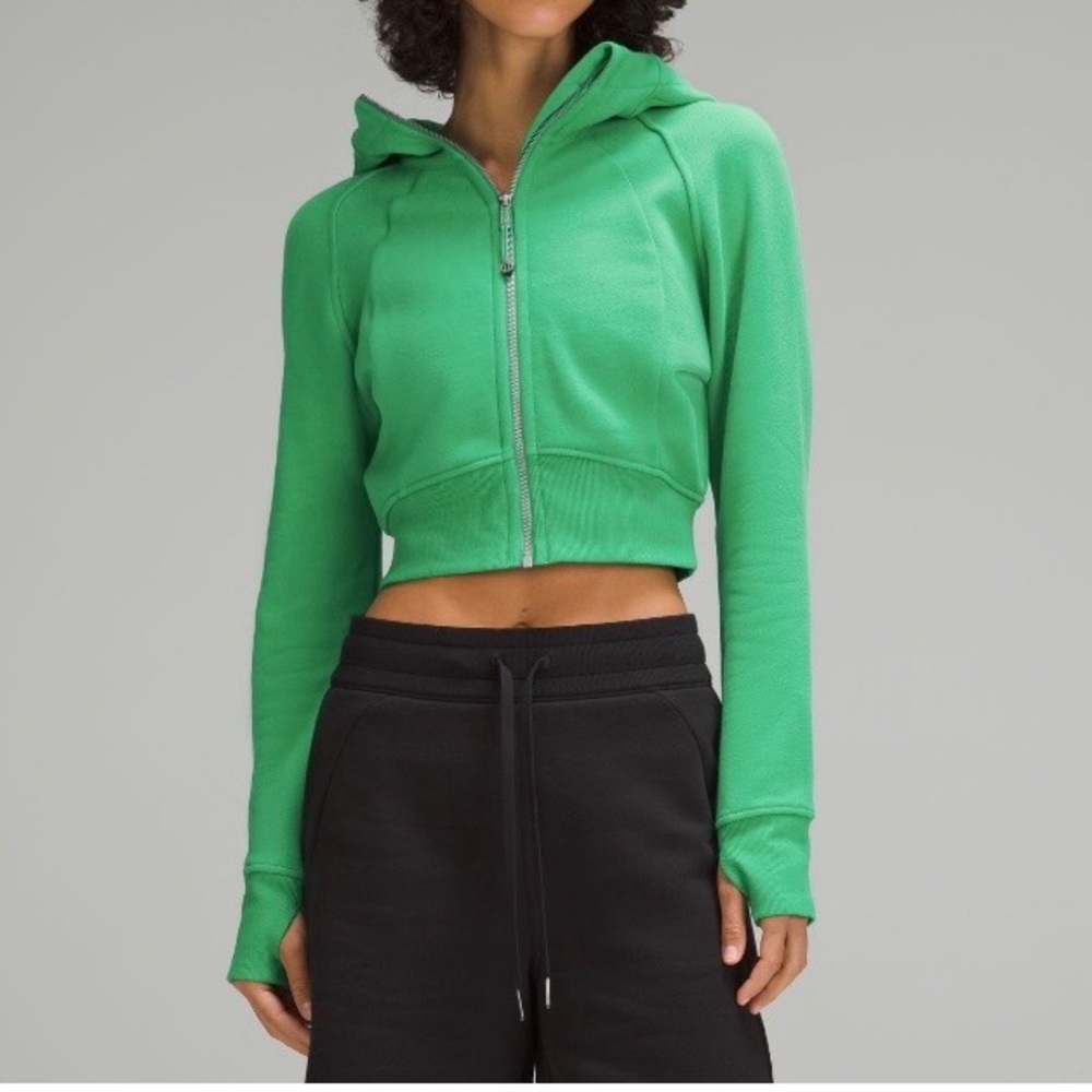 Lululemon Scuba Full Zip Cropped Hoodie